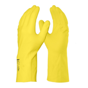 LUVA DE LÁTEX AMARELA